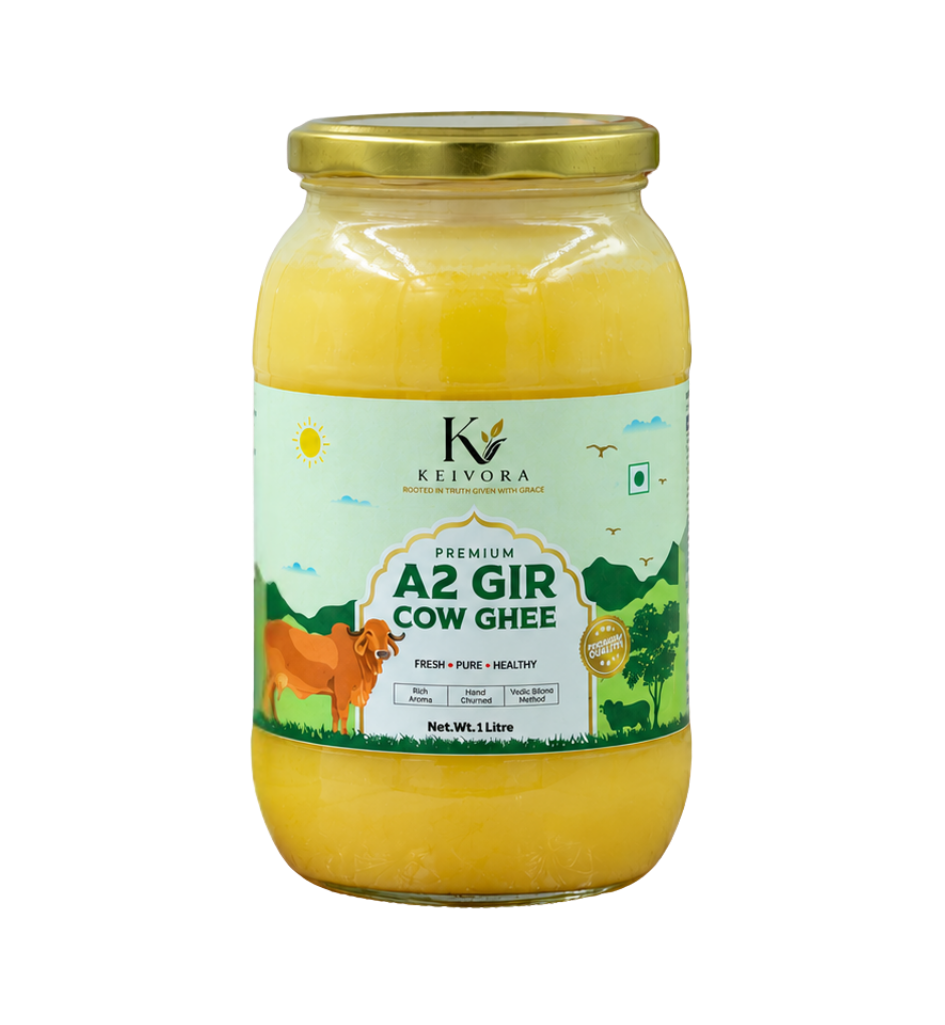 Best Seller : Pure Gir Cow Bilona Ghee - 1 Litre